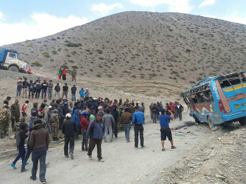 Death toll in Jomsom bus mishap  climbs to 5 (update)